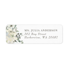Étiquette Libellé de l'adresse de retour du Mariage floral i