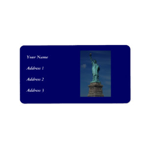 Étiquette Liberty Enlightening the World - Statue de la Libe