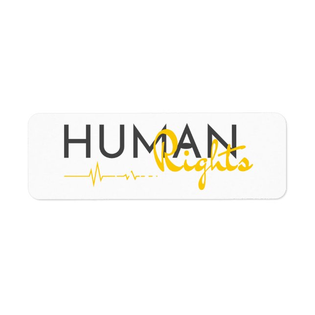 Étiquette Lifeline to Human Rights (Devant)