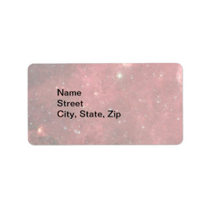 Étiquette Light North America Nebula Infrarouge, ZGOS, Adres