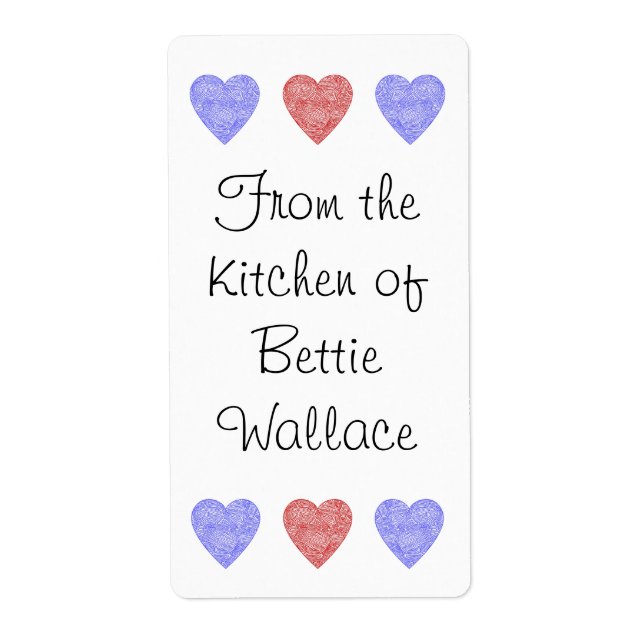 Étiquette Ligne (Devant)