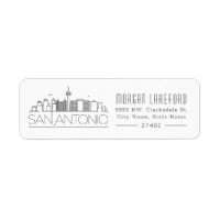 Ligne Skyline Stylisée San Antonio |