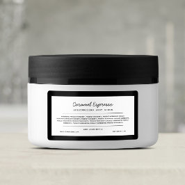 Étiquette Lignes de script couleur personnalisées Ingrédient