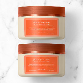 Étiquette Lignes de script couleur personnalisées Ingrédient