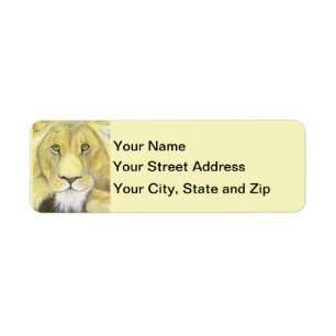Étiquette Lion africain
