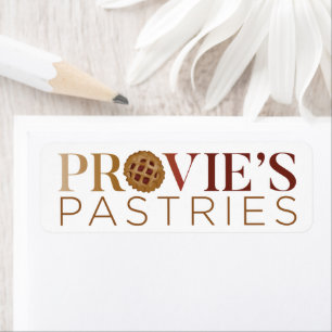 Étiquette Logo de la Pâtisserie Provie