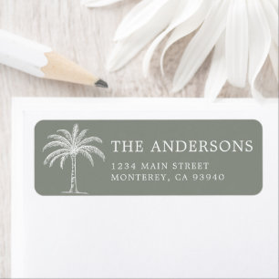 Étiquette Logo de mariage personnalisé avec monogramme et pa