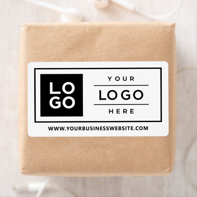 Étiquette Logo d'entreprise personnalisé (En situation)