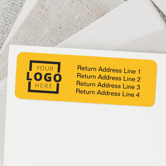 Étiquette Logo d'entreprise personnalisé (Créateur téléchargé)