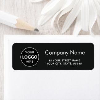 Étiquette Logo personnalisé entreprise moderne