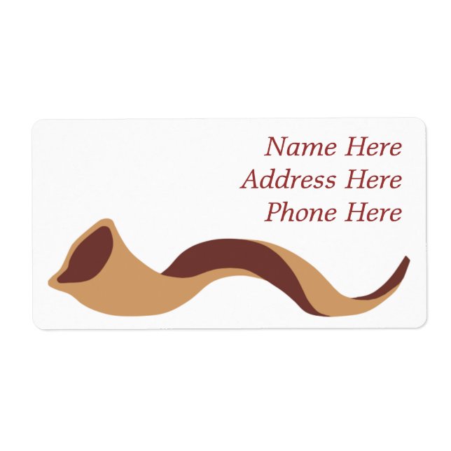 Étiquette Logo Shofar (Devant)