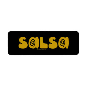 Étiquette L'or de danse de Salsa tourbillonne