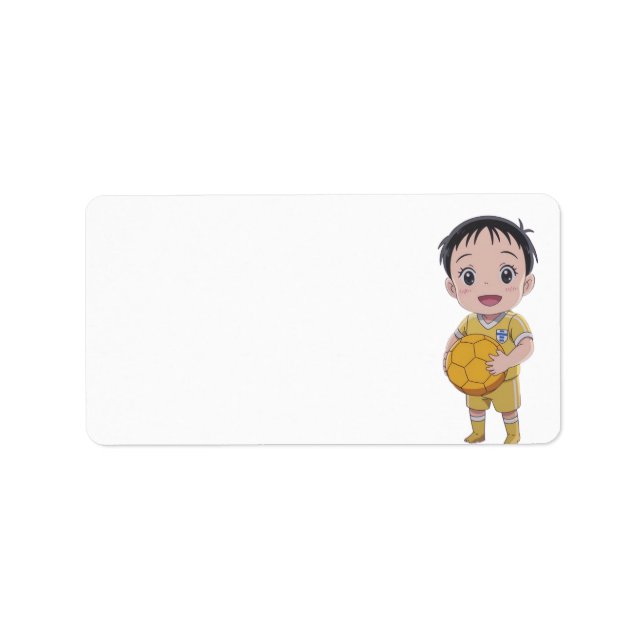 Étiquette Love football (Devant)