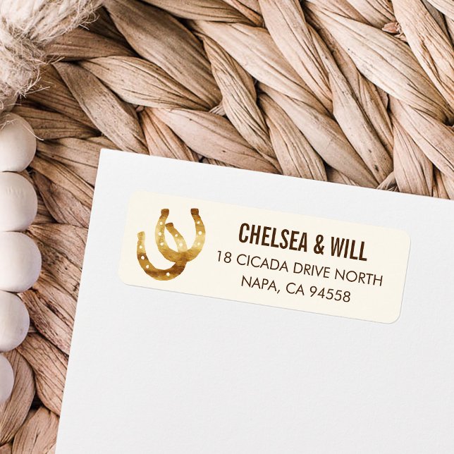 Étiquette Lucky in Love Horseshoe (Créateur téléchargé)