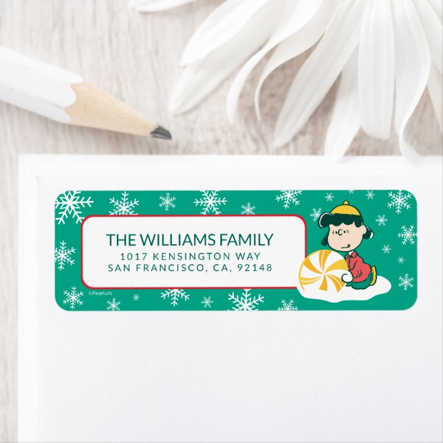 Étiquette Lucy Pepperment Candy (En situation)