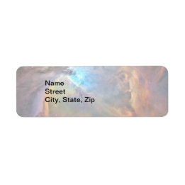 Étiquette Lumière Orion Nebula Space Galaxy, ZGOS, Adresse
