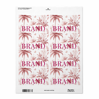 Étiquette Luxury Custom Logo for labels |fancy  Boutiq