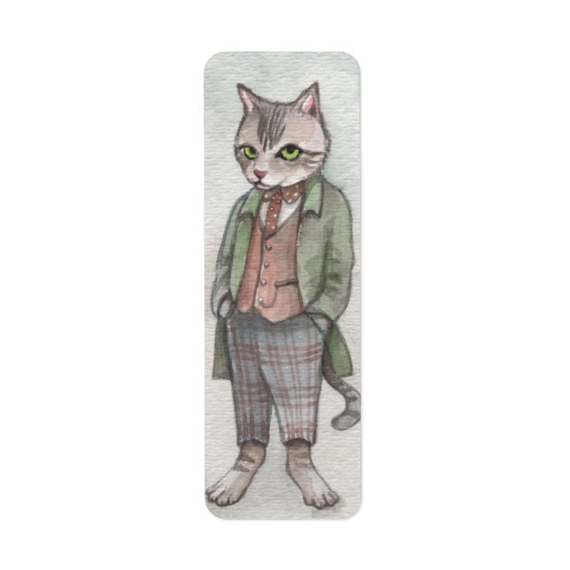 Étiquette M. Cat (Devant)