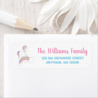 Magic Rainbow Unicorn Adresse de retour