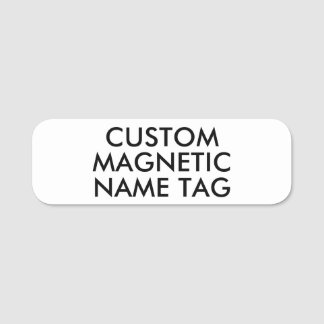 Étiquette magnétique personnalisée vierge 3"x1" av