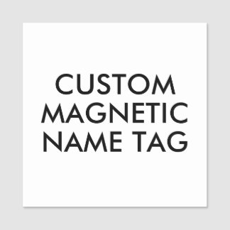 Étiquette magnétique personnalisée vierge de 5 cm