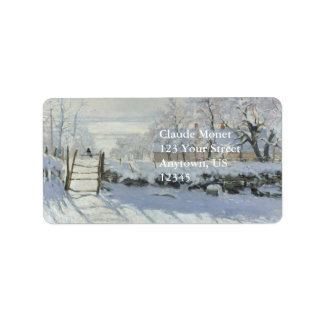 Étiquette Magpie Claude Monet