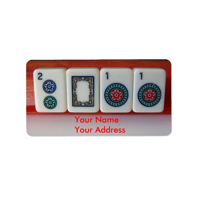 Étiquette Mah-Jongg 2011 (Devant)