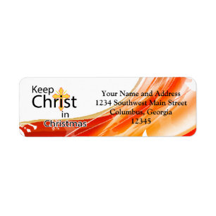 Étiquette Maintenez le Christ dans Noël, remous
