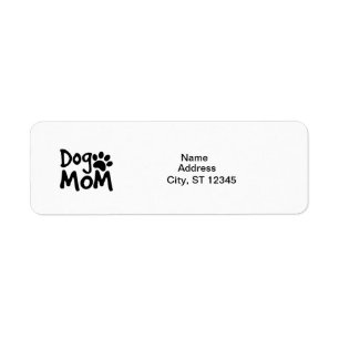 Étiquette maman chien