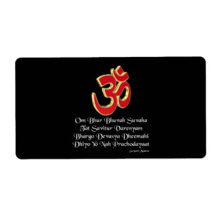 Étiquette Mantra de Gayatri