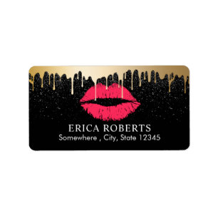 Étiquette Maquillage Artiste Gold Drift Rouge Gold Lips Beau
