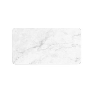 Étiquette Marbre Blanc