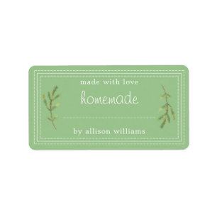 Étiquette Marchandises Rustiques Maison Cuisine Jam Canne Ve