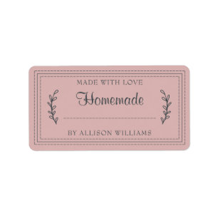 Étiquette Marchandises Rustiques Maison Cuisine Jam Canning 