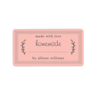 Étiquette Marchandises Rustiques Maison Cuisine Jam Canning 