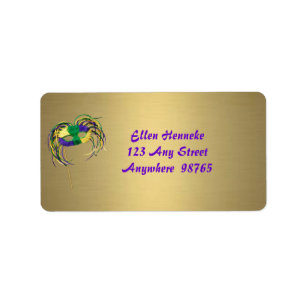 Étiquette Mardi Gras Fun