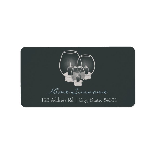 Étiquette Mariage À La Chandelle (Devant)