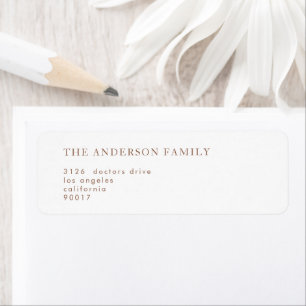 Étiquette Mariage blanc Boho Elegant de sable chaud du déser