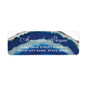 Étiquette Mariage d'âge bleu