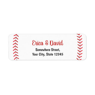 Étiquette Mariage de base-ball Sports