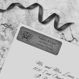 Étiquette Mariage de dentelle victorienne gothique