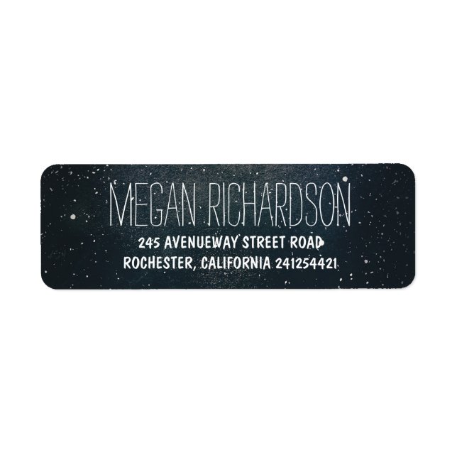 Étiquette Mariage de nuit étoilé (Devant)