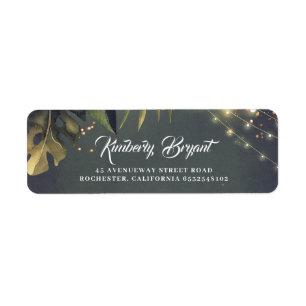 Étiquette Mariage de plage tropicale