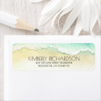 Mariage de plage tropicale des vagues de mer