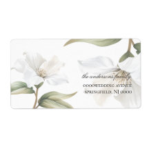 Mariage Élégant Magnolia Blanc Oriental
