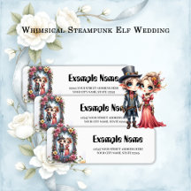 Mariage Fantastique d'Elfe Steampunk Fantaisiste