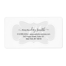 Étiquette Mariage personnalisé RSVP Bridal Sweet 16th White.