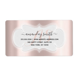Étiquette Mariage personnalisé RSVP mariée Sweet 16e Rose Or
