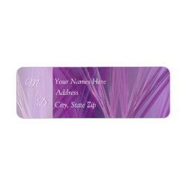 Étiquette Mariage Purple Streaks