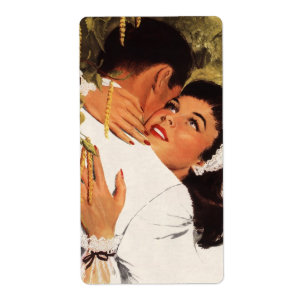 Étiquette Mariage Vintage, Amour et Romance